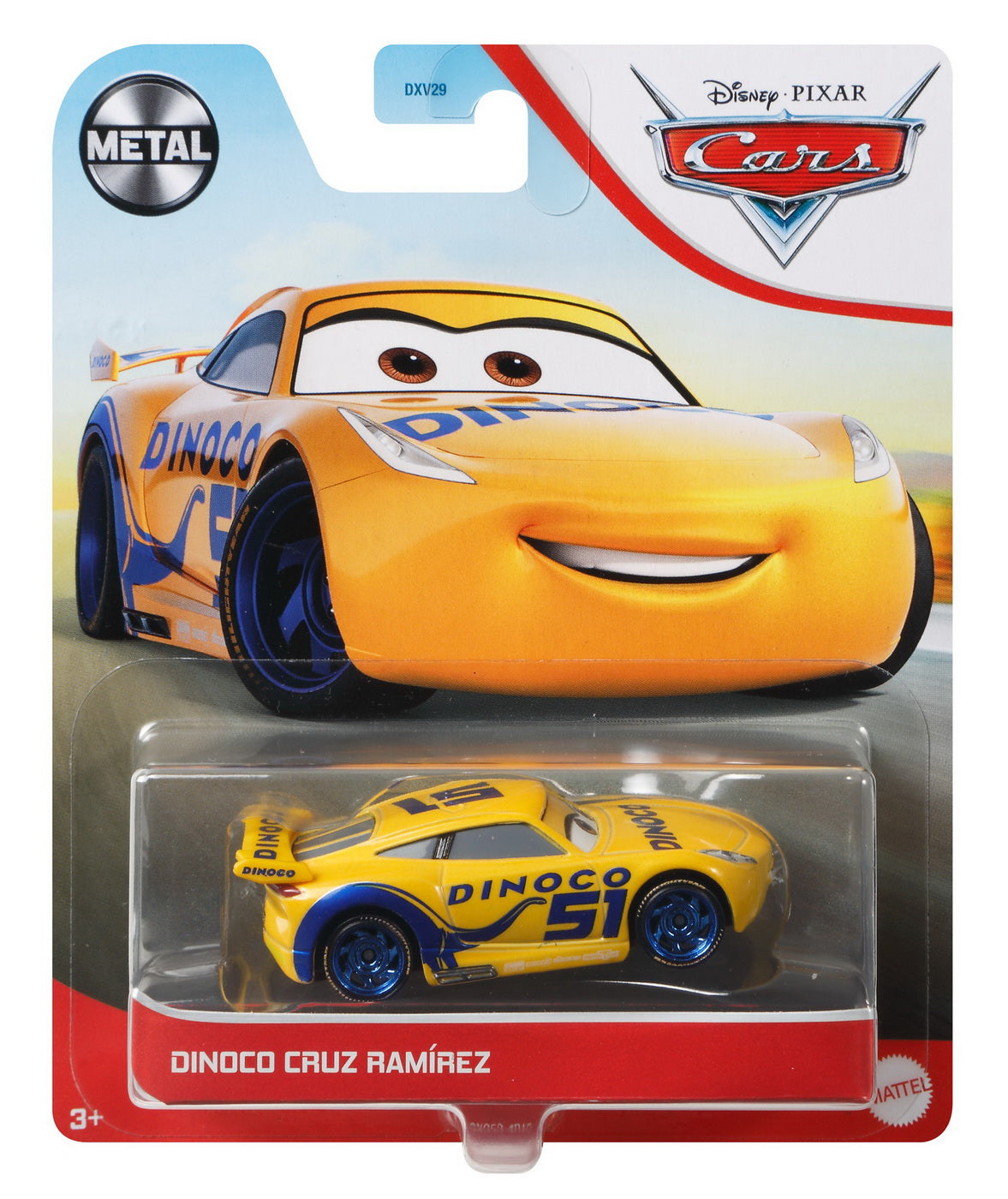 MASINUTA METALICA CARS3 PERSONAJUL DINOCO CRUZ RAMIREZ 51