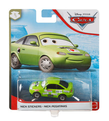 MASINUTA METALICA CARS3 PERSONAJUL NICK STICKERS