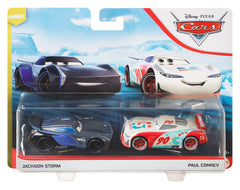 CARS3 SET 2 MASINUTE METALICE JACKSON STORM SI PAUL CONREV