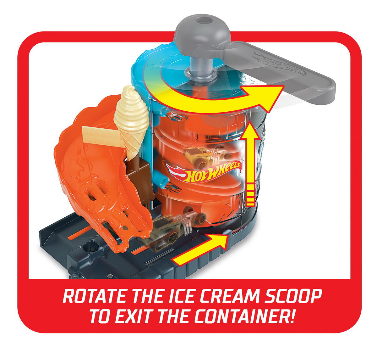 HOT WHEELS PISTA INGHETATEI CARE SE TOPESTE MASINUTA INCLUSA