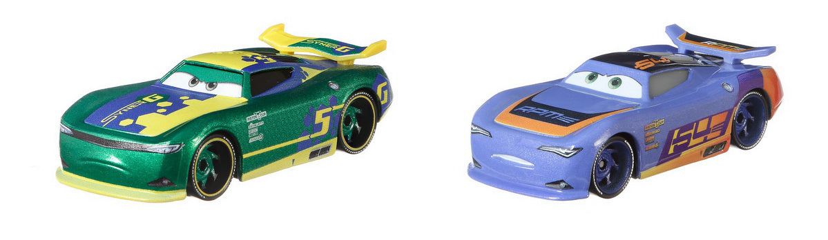 CARS3 SET 2 MASINUTE METALICE ERIC BRAKER SI BARRY DePEDAL