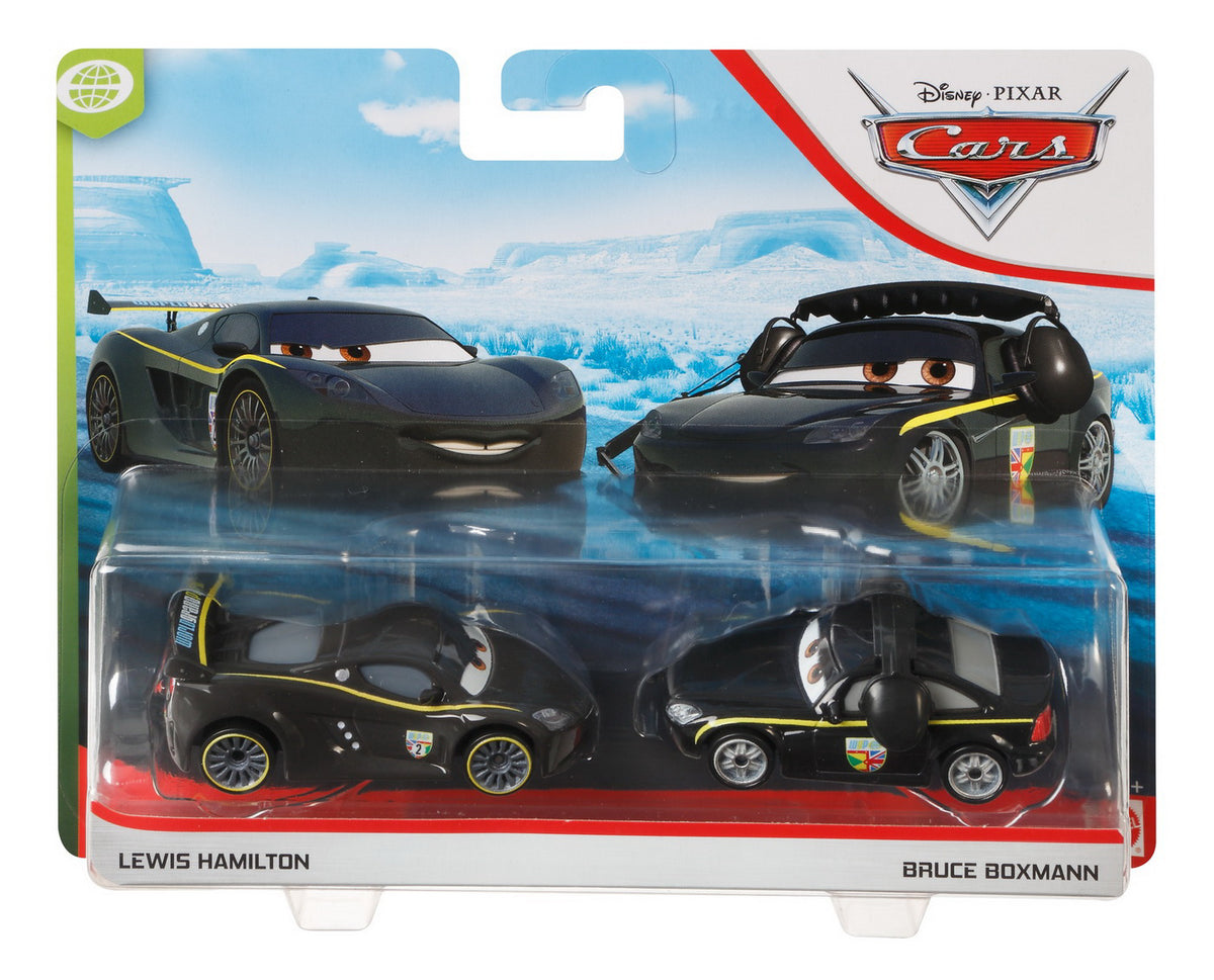 CARS3 SET 2 MASINUTE METALICE LEWIS HAMILTON SI BRUCE BOXMANN