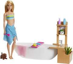 BARBIE SET CU PAPUSA O BAIE RELAXANTA