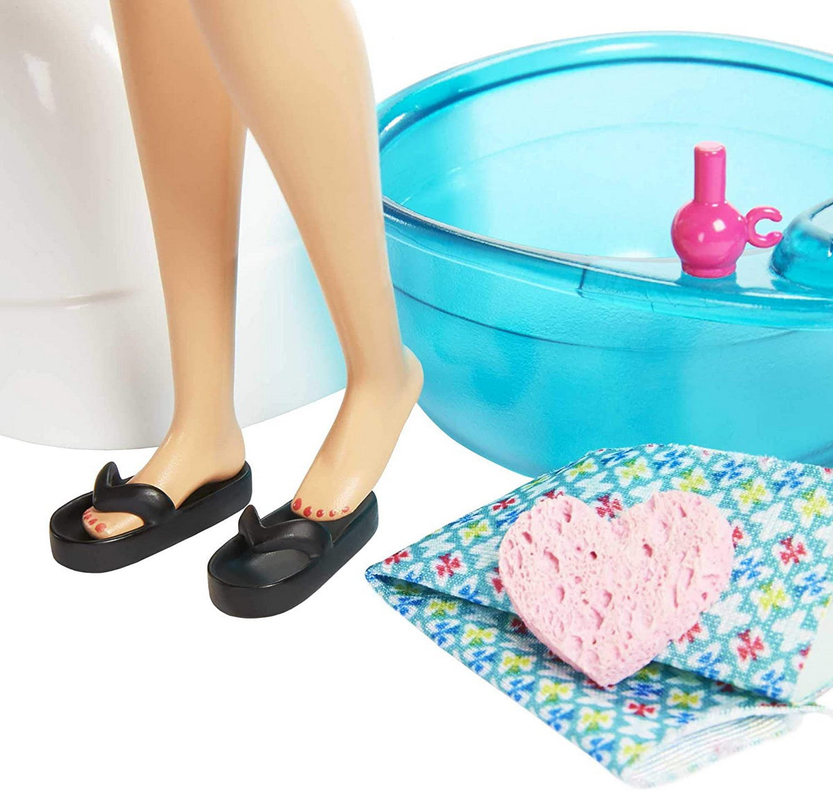 BARBIE SET CU PAPUSA LA SALONUL DE MANICHIURA