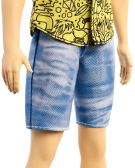 PAPUSA BAIAT FASHIONISTAS CU PANTOLONI BLUEJEANS SCURTI