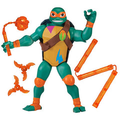 TESTOASELE NINJA FIGURINA MICHELANGELO GIGANT CU ACCESORII DE LUPTA