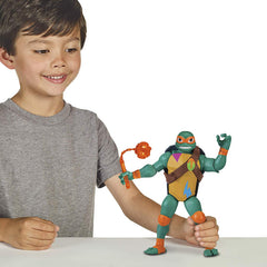 TESTOASELE NINJA FIGURINA MICHELANGELO GIGANT CU ACCESORII DE LUPTA