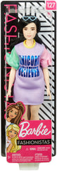 PAPUSA BARBIE FASHIONISTA CU ROCHITA UNICORN BELIEVER