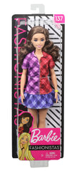 PAPUSA BARBIE FASHIONISTA CU ROCHITA MULTICOLORA