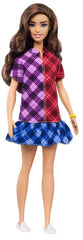 PAPUSA BARBIE FASHIONISTA CU ROCHITA MULTICOLORA