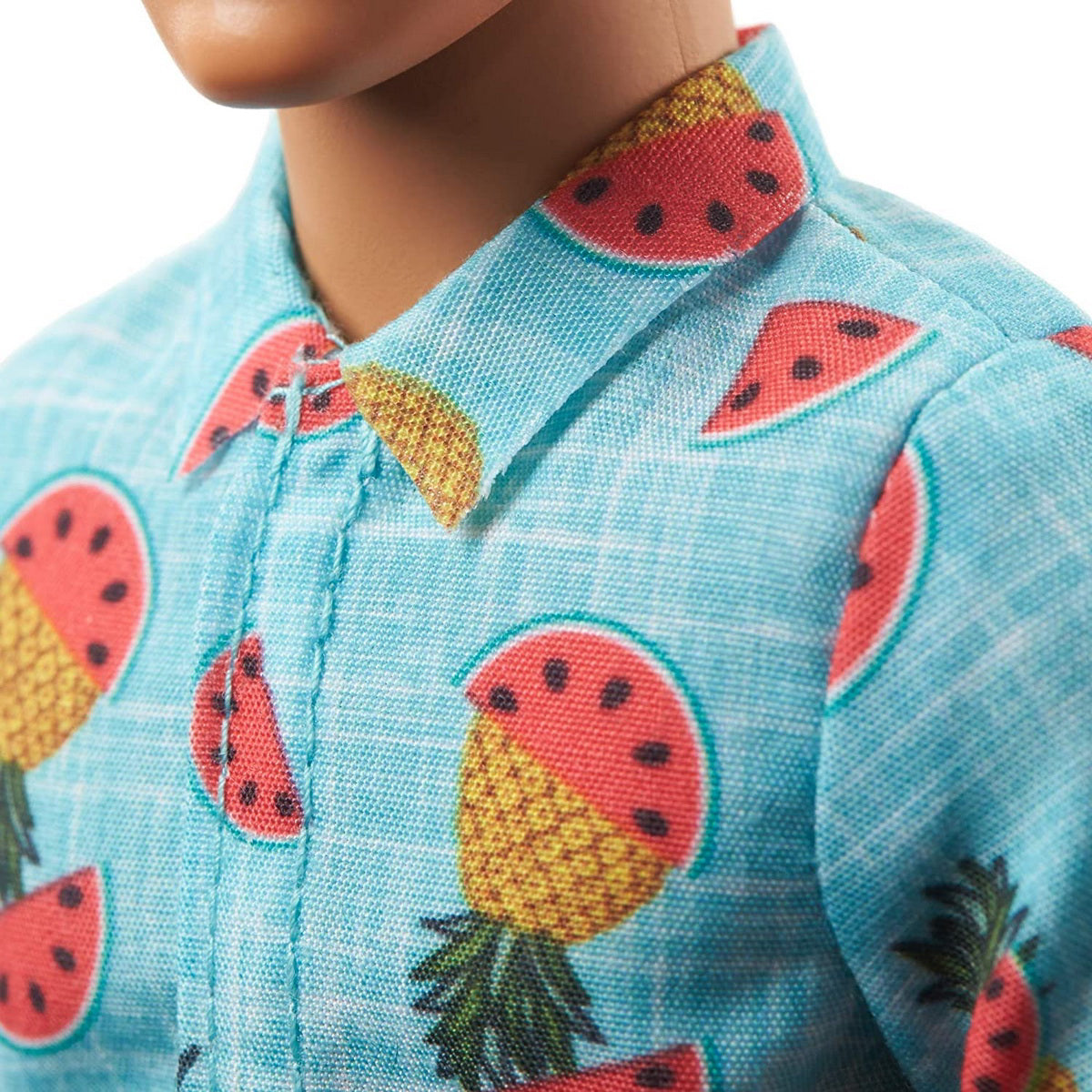 PAPUSA BAIAT FASHIONISTAS CU CAMASA SUMMER FRUIT DESIGN