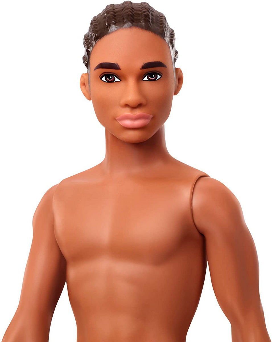 PAPUSA KEN AFROAMERICAN CU COSTUM DE BAIE MULTICOLOR