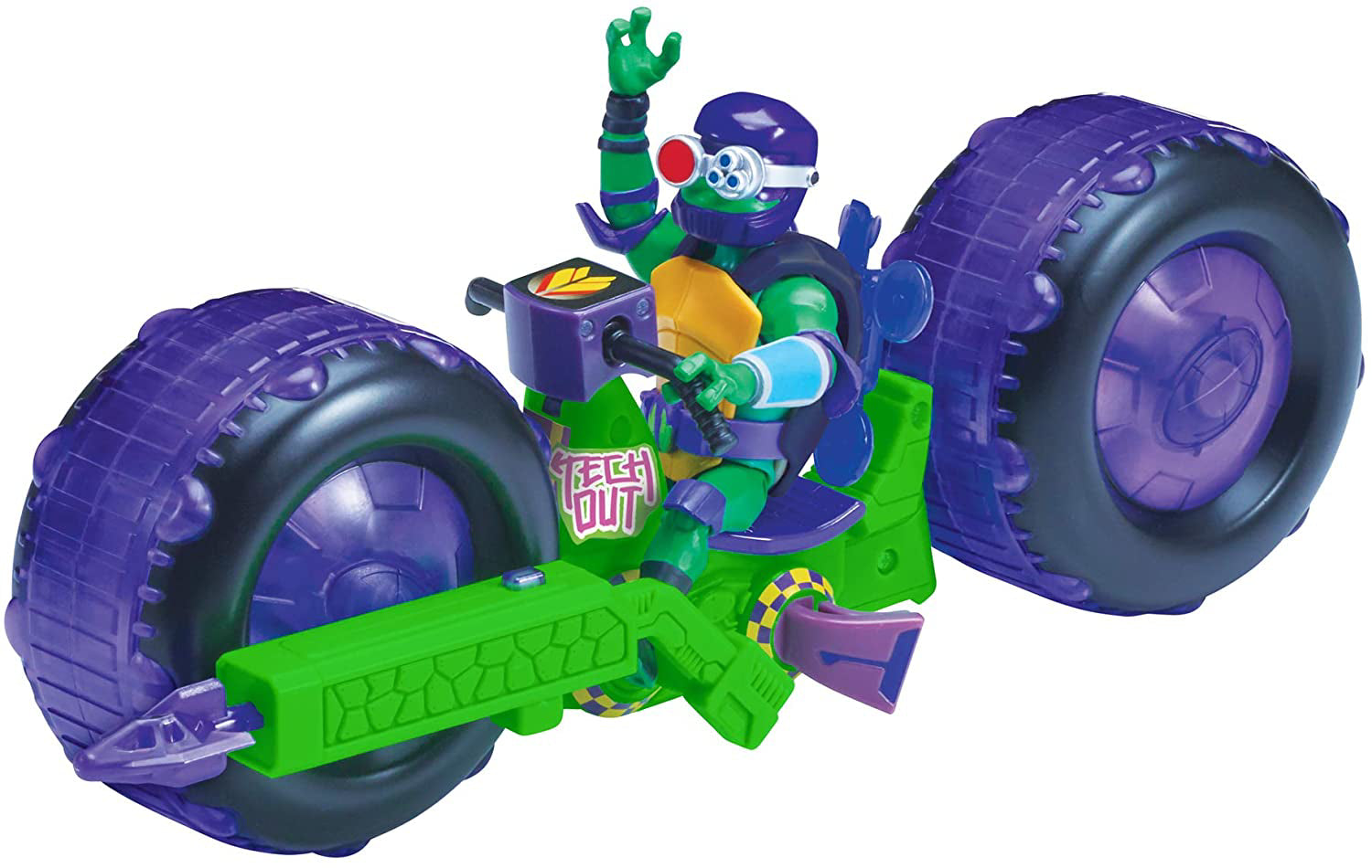 TESTOASELE NINJA VEHICUL CU FIGURINA DONATELLO
