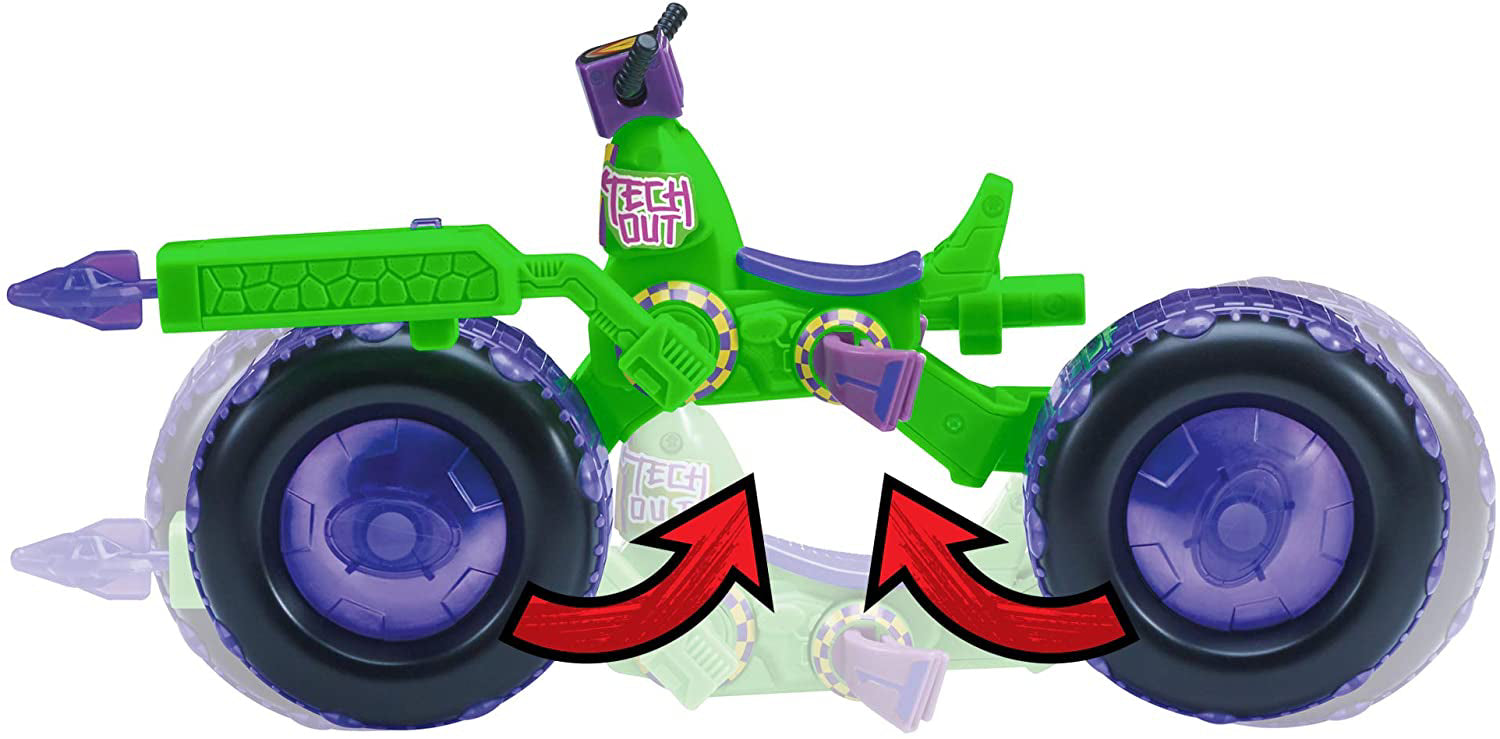 TESTOASELE NINJA VEHICUL CU FIGURINA DONATELLO