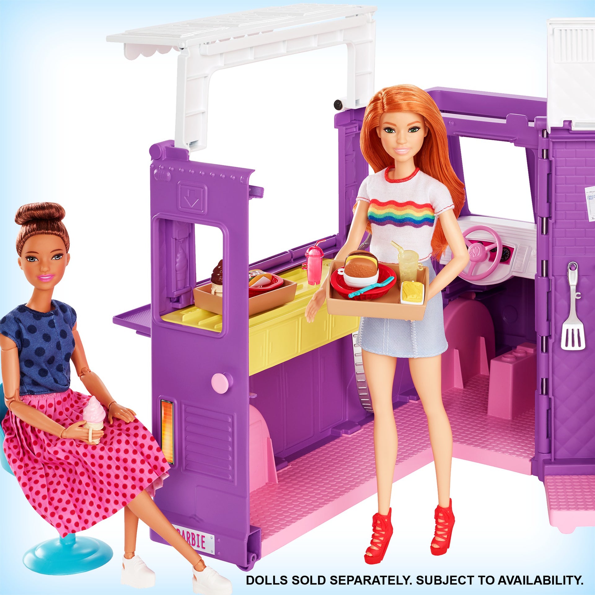 BARBIE SET CU RULOTA LA PICNIC