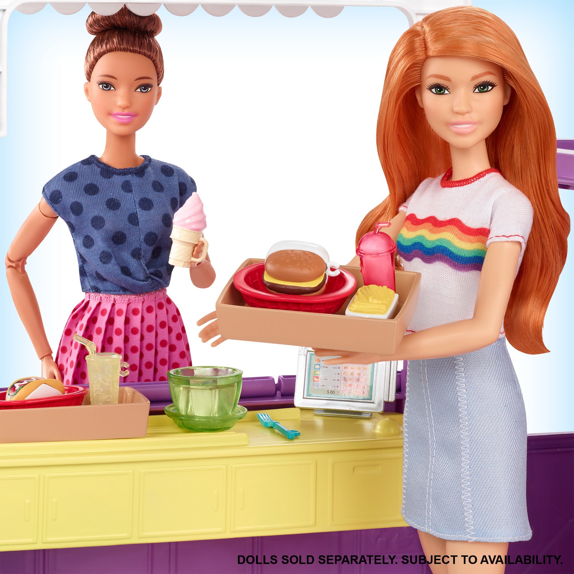 BARBIE SET CU RULOTA LA PICNIC