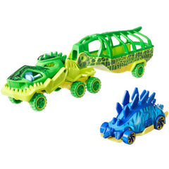 SET CAMION SI MASINA SPORT HOT WHEELS FOSSIL FREIGHT