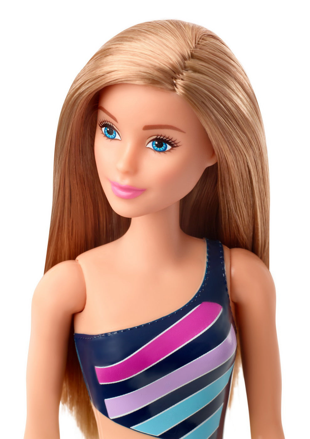 PAPUSA BARBIE SATENA CU COSTUM DE BAIE MULTICOLOR