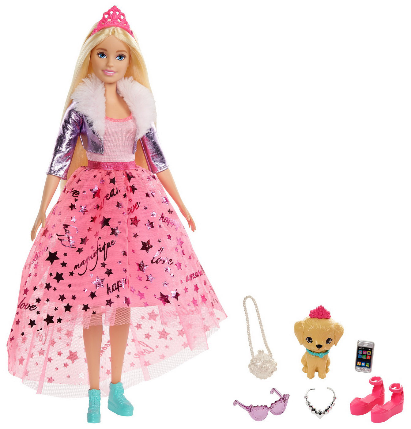 PAPUSA BARBIE PRINTESA CU ACCESORII