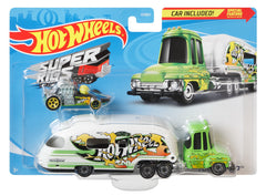 SET CAMION SI MASINA SPORT HOT WHEELS TOONED UP