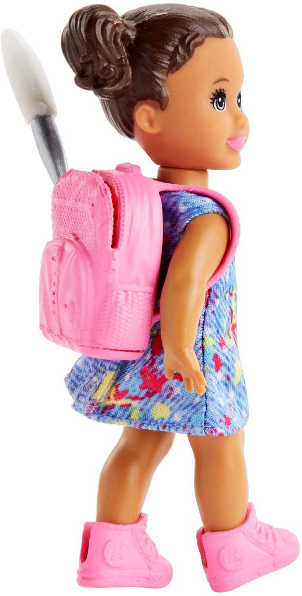 BARBIE CARIERE SET MOBILIER CU PAPUSA BLONDA PROFESOARA DE PICTURA