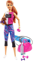 BARBIE SET DE JOACA CU ACCESORII WELLNESS LA SALA DE SPORT