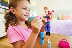 BARBIE SET DE JOACA CU ACCESORII WELLNESS LA SALA DE SPORT
