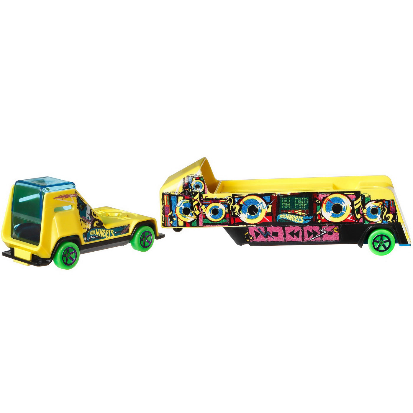 SET CAMION SI MASINA SPORT HOT WHEELS PARK AND PLAY
