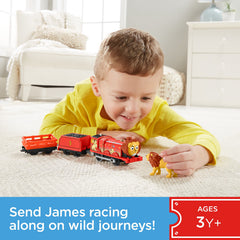 THOMAS LOCOMOTIVA MOTORIZATA SAFARI LION JAMES