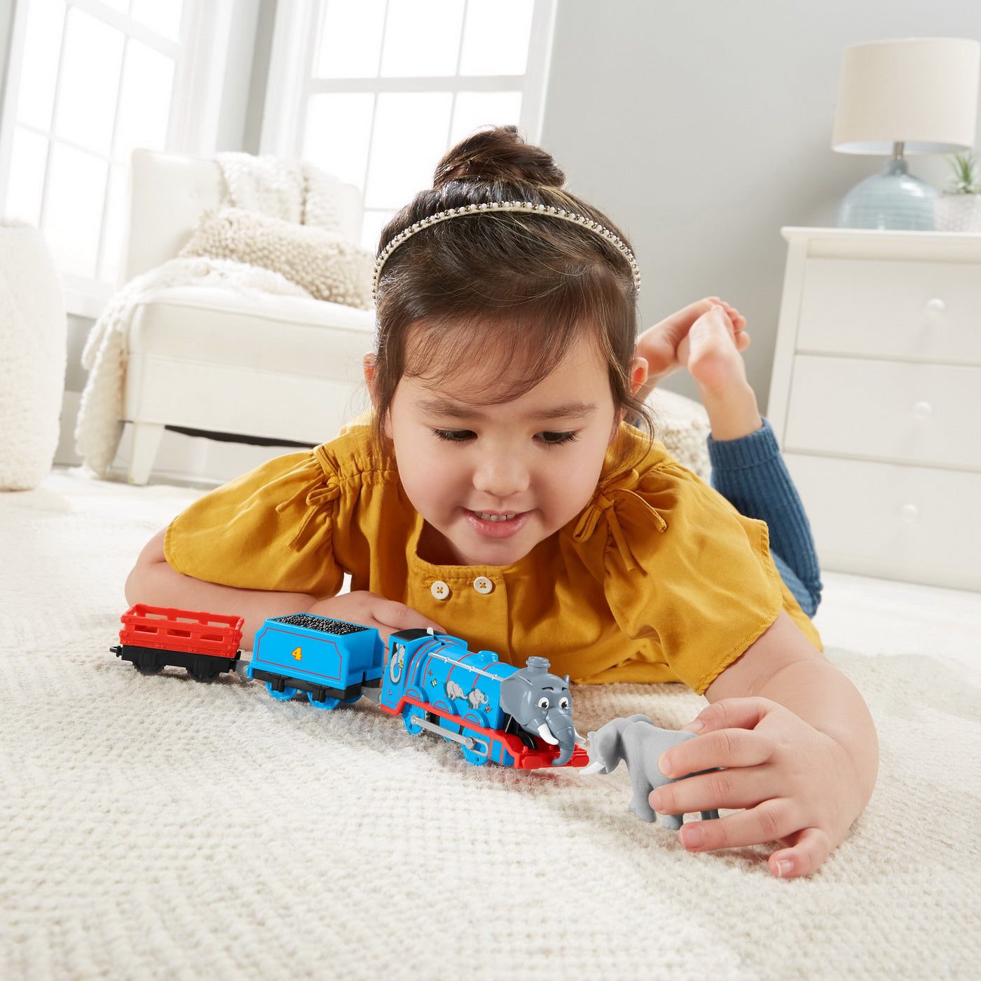 THOMAS LOCOMOTIVA MOTORIZATA SAFARI ELEPHANT GORGON