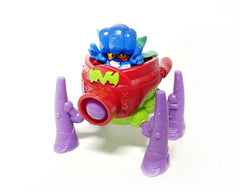 SUPERZINGS 3 SUPERBOT SPIDER CANNON ROSU