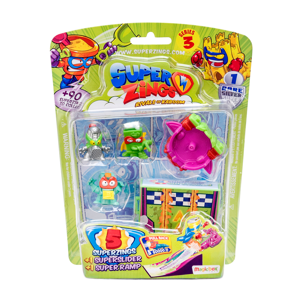 SUPERZINGS 3 SET DE 5 FIGURINE