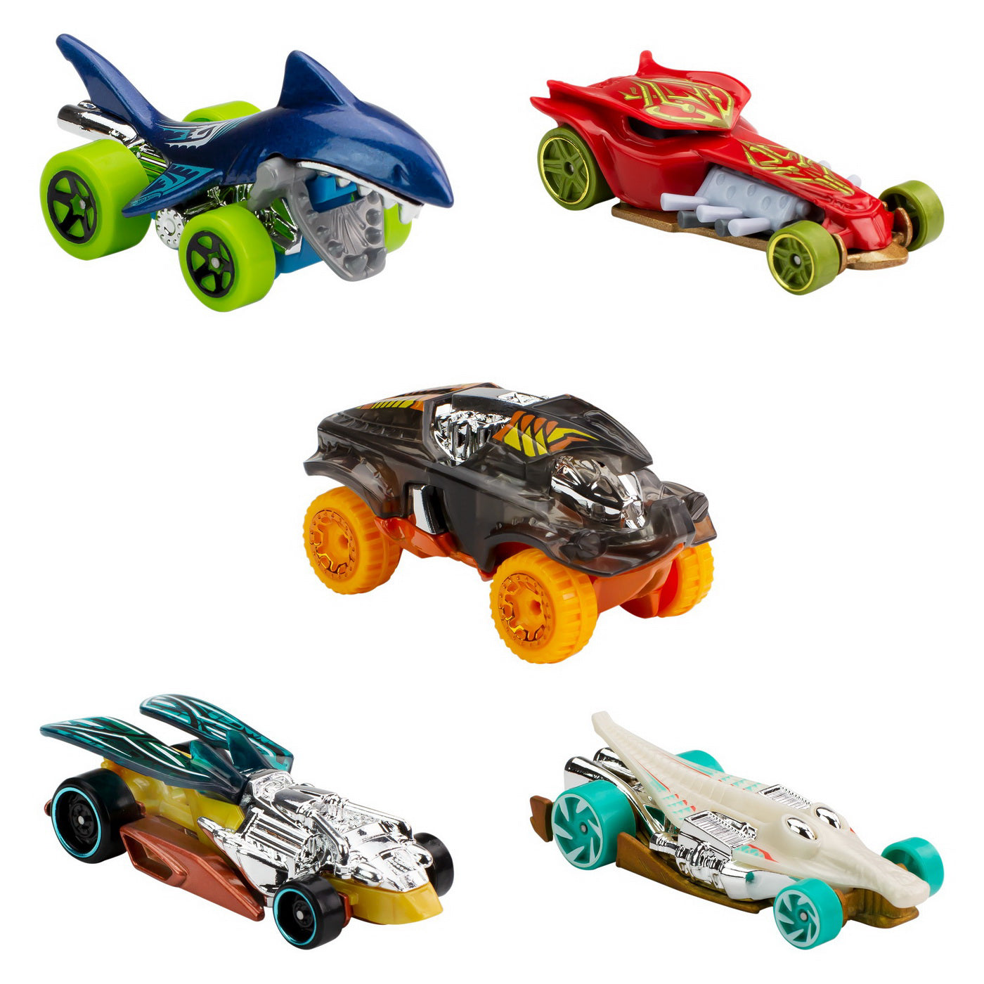 SET 5 MASINI HOT WHEELS STREETS BEASTS