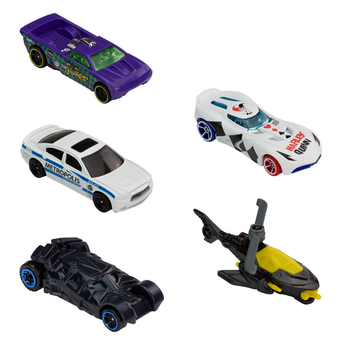 SET 5 MASINI HOT WHEELS BATMAN