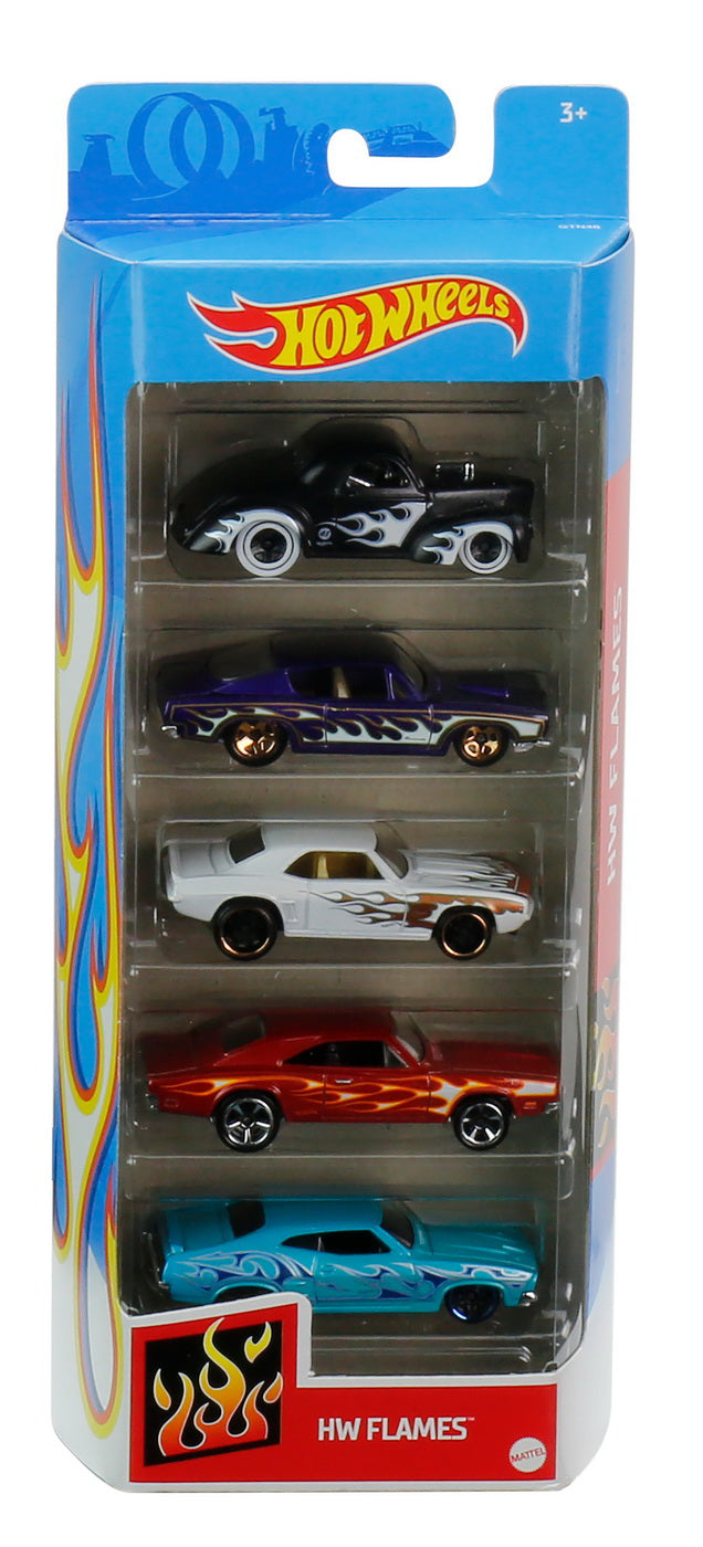 SET 5 MASINI HOT WHEELS FLAMES