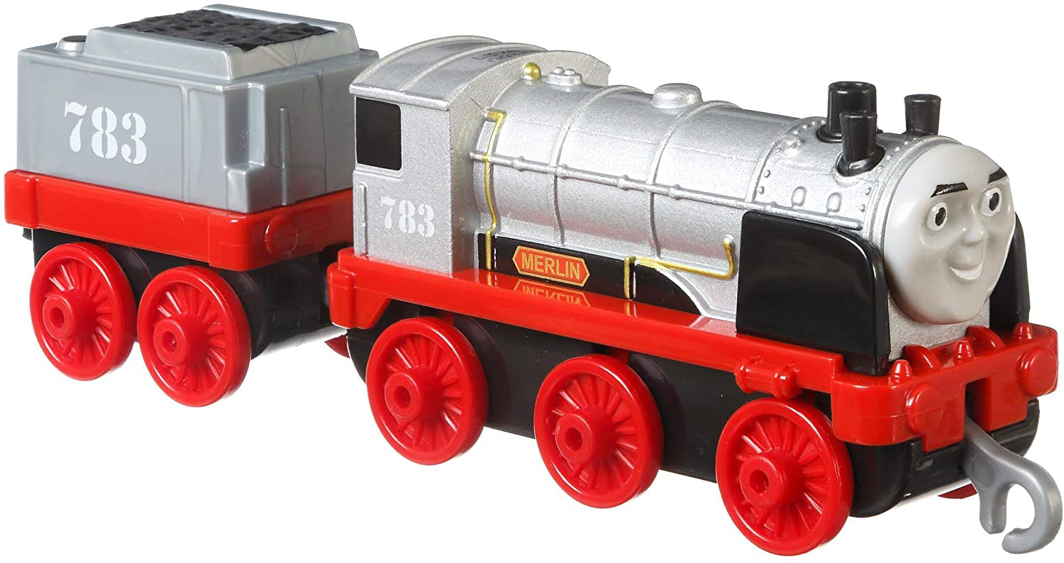 THOMAS LOCOMOTIVA CU VAGON PUSH ALONG MERLIN