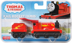 THOMAS LOCOMOTIVA CU VAGON PUSH ALONG  JAMES