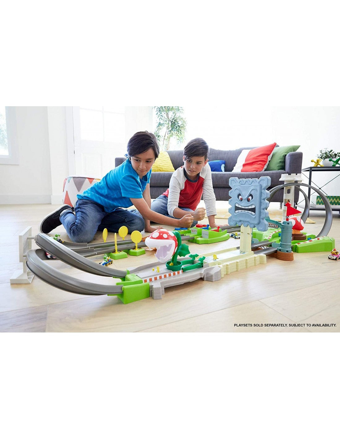 HOT WHEELS PISTA MARIO KART RUINELE THWOMP