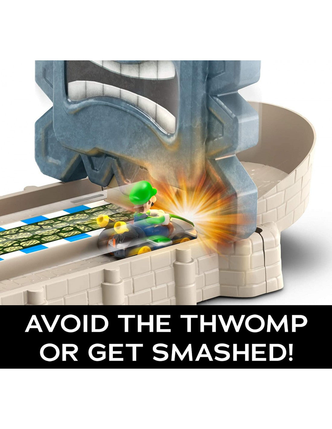 HOT WHEELS PISTA MARIO KART RUINELE THWOMP