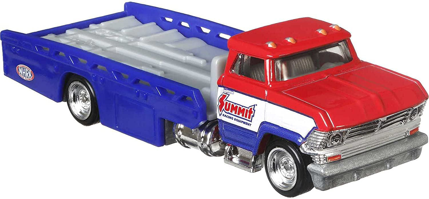 HOT WHEELS TRANSPORTATOR HORIZON HAULER CU MASINUTA CHEVROLET VEGAS STOCK '74 SCARA 1:64
