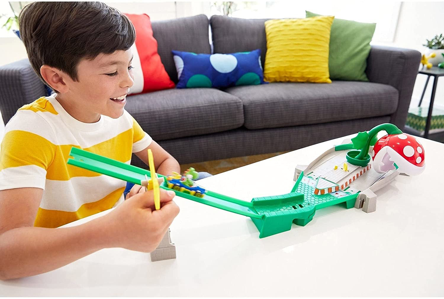 HOT WHEELS PISTA MARIO KART PLANTA PIRANHA