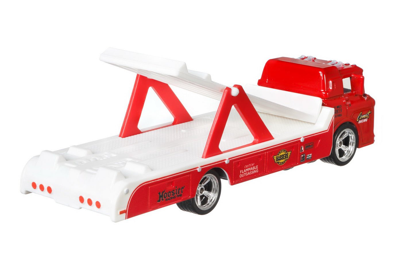 HOT WHEELS TRANSPORTATOR MERCURY COMET CYCLONE 65' CU MASINUTA  FORD C-800 SCARA 1:64