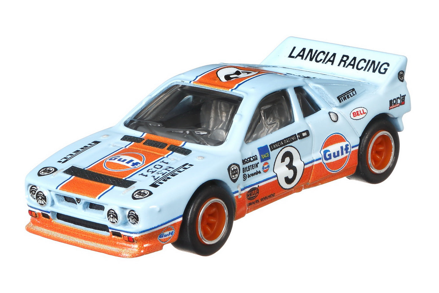 HOT WHEELS TRANSPORTATOR EURO HAULER  CU MASINUTA LANCIA RALLY 037SCARA 1:64