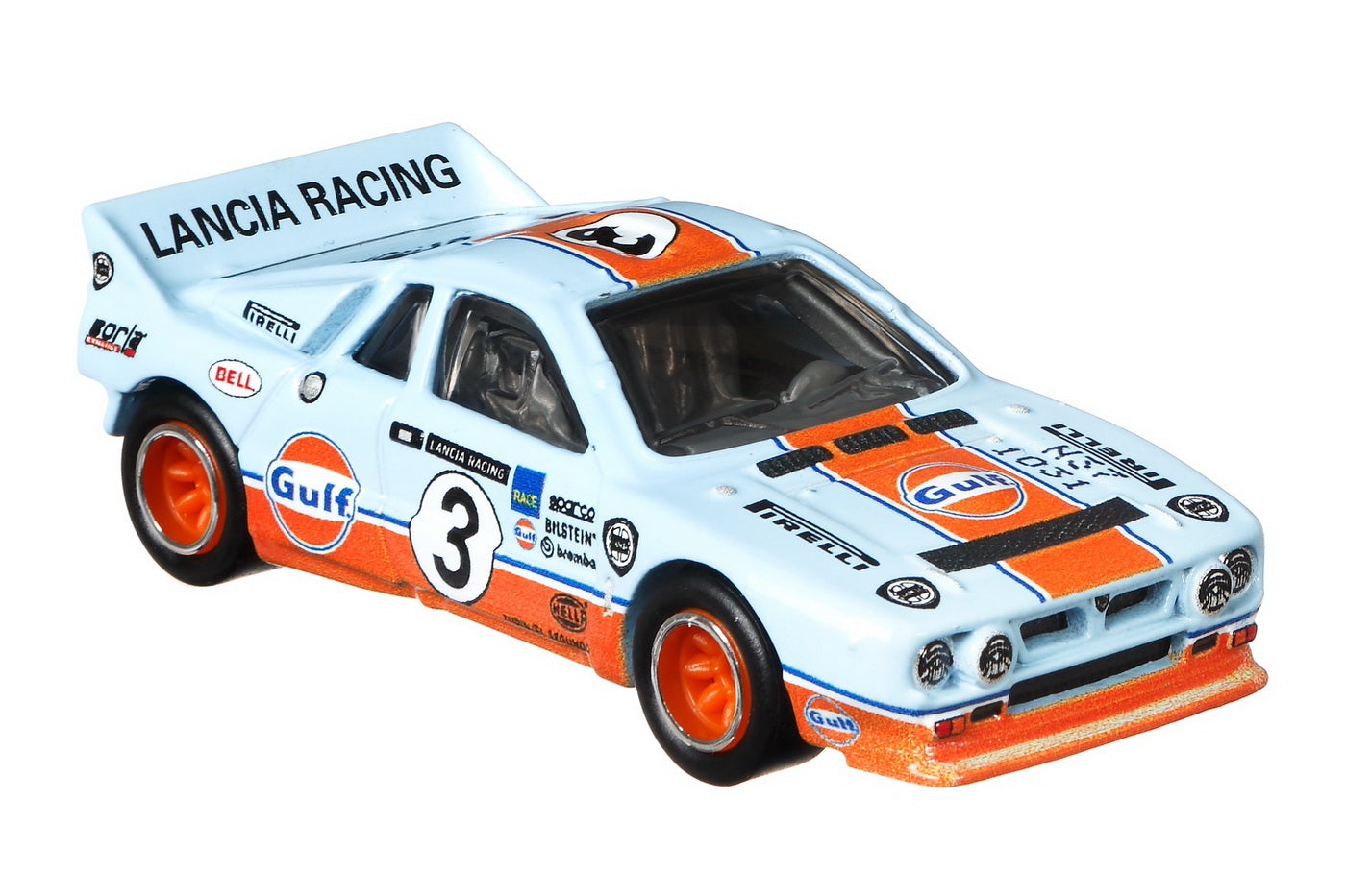 HOT WHEELS TRANSPORTATOR EURO HAULER  CU MASINUTA LANCIA RALLY 037SCARA 1:64