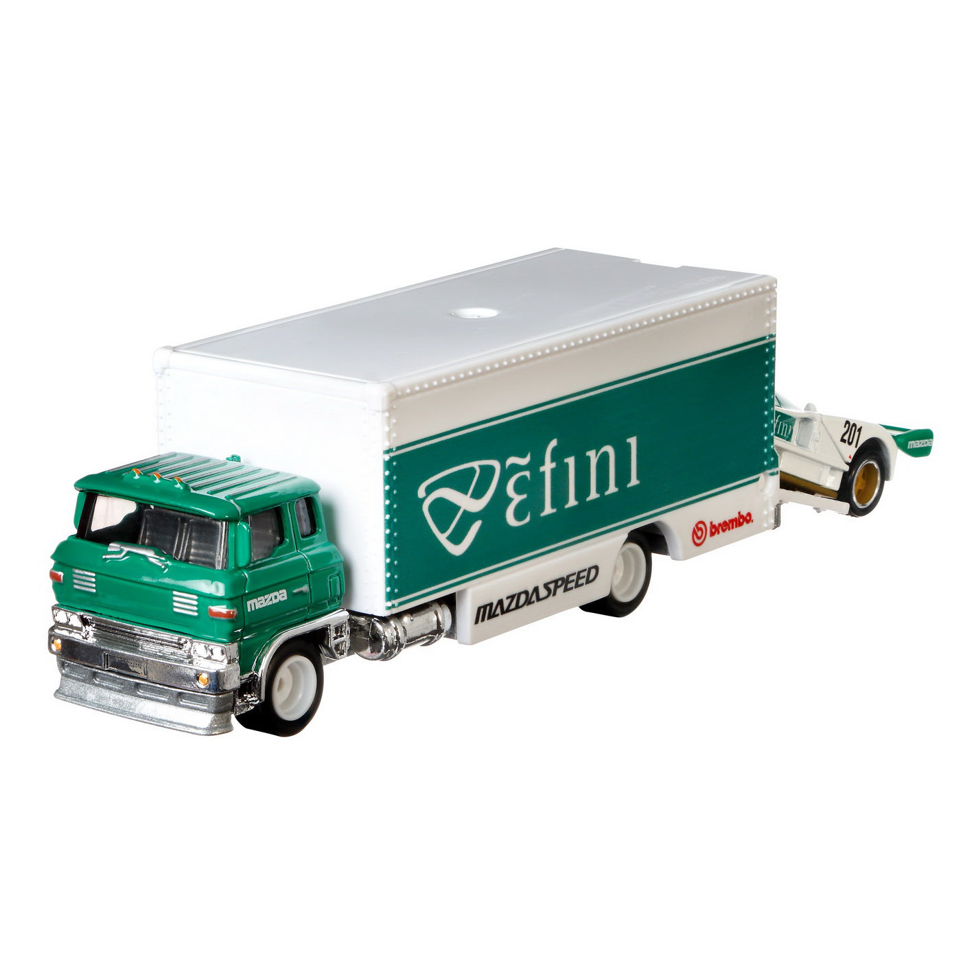 HOT WHEELS TRANSPORTATOR SAKURA SPRINTER CU MASINUTA MAZDA 787B SCARA 1:64