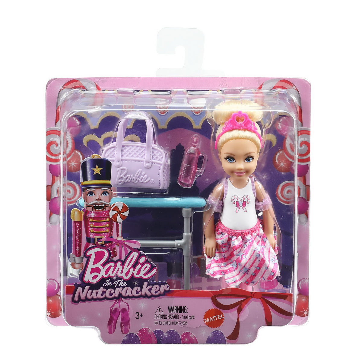 PAPUSA BARBIE CHELSEA BLONDA SET DE JOACA SPARGATORUL DE NUCI