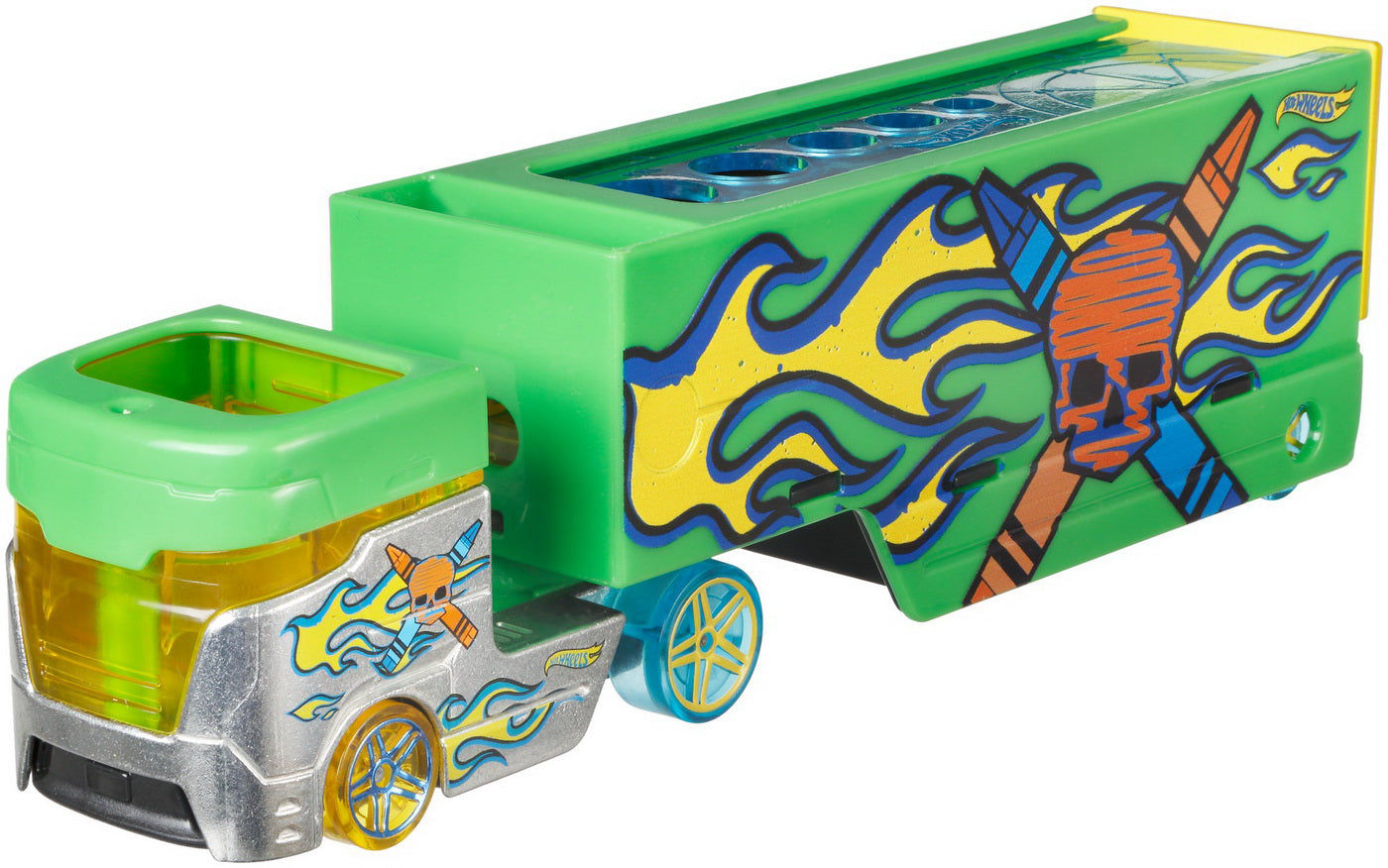 SET CAMION SI MASINA SPORT HOT WHEELS PENCIL PUSHER
