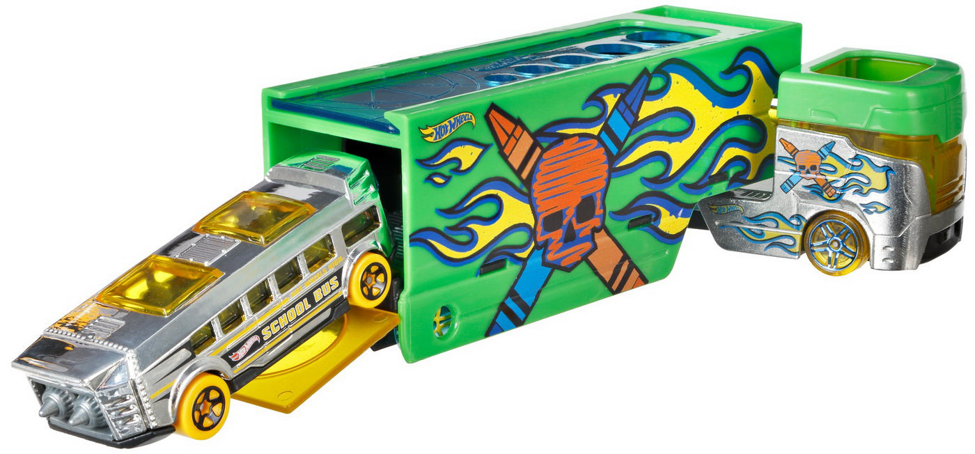 SET CAMION SI MASINA SPORT HOT WHEELS PENCIL PUSHER