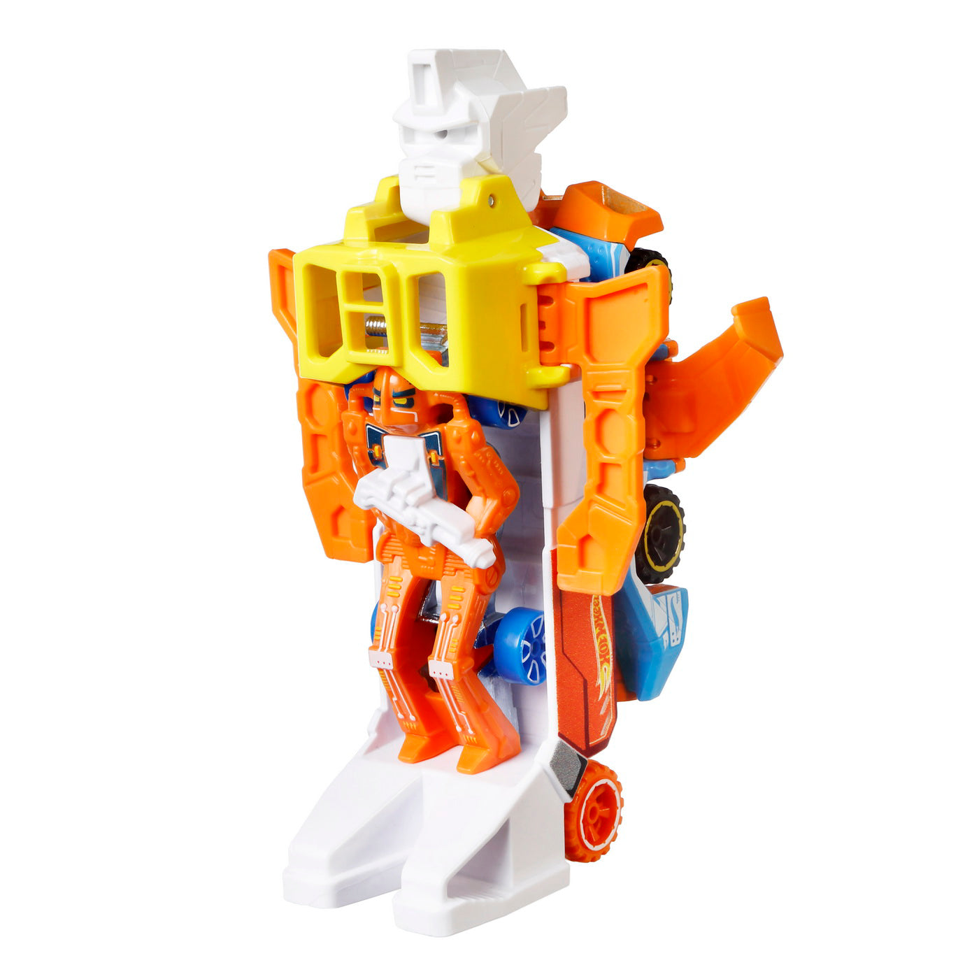 SET CAMION SI MASINA SPORT HOT WHEELS HAUL TERATION PORTOCALIU