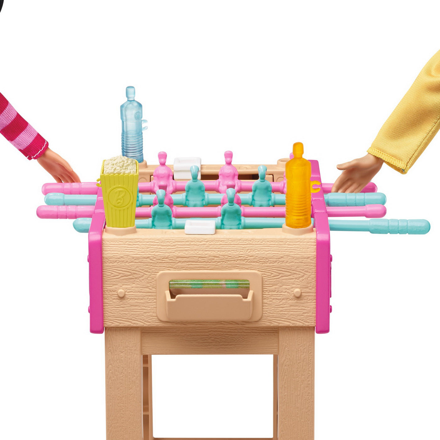 BARBIE SET MOBILIER EXTERIOR CASA BARBIE MASA DE FOTBAL CU ACCESORII
